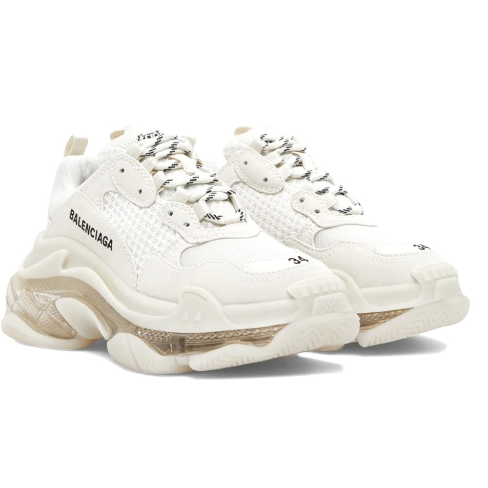 Balenciaga off white triple s sneakers